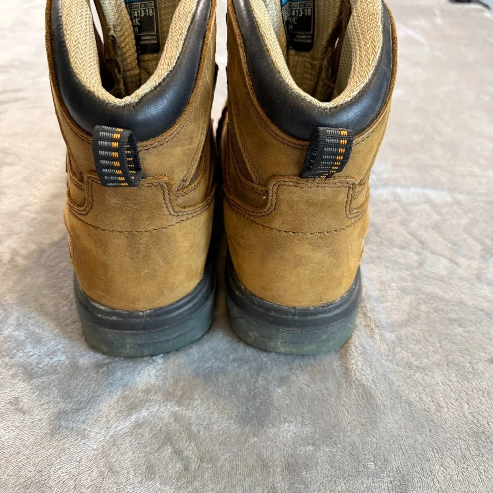 Ariat Waterproof Composite Toe Work Boots Men's 13D Brown Leather EH ASTM F2413-